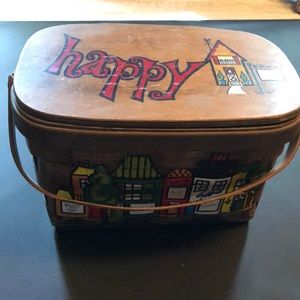 1950s vintage basket purse